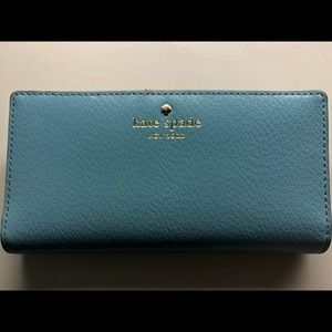 Kate Spade Wallet Blue. Multi Card.